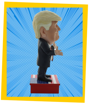 
                  
                    Donald Trump, Hand painted, lifelike PVC figurine of your favourite World Leader.MimiConz.com Shopify
                  
                