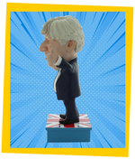 Boris Johnson, Hand painted, lifelike PVC figurine of your favourite World Leader.
