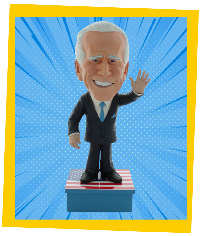 Joe Biden, Hand painted, lifelike PVC figurine of your favourite World Leader.